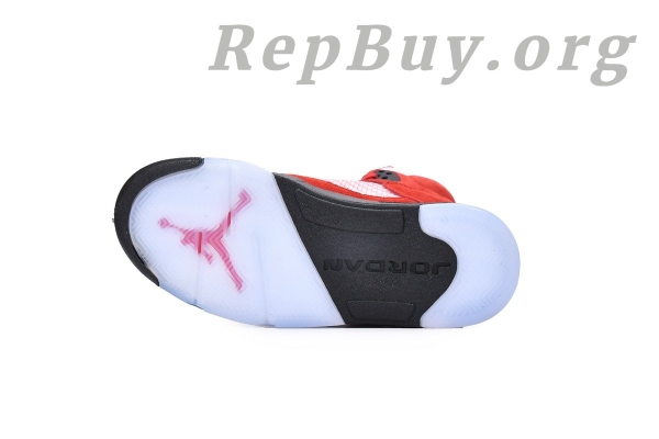 Top Version Air Jordan 5 Retro Raging Bull Red (2021) DD0587-600 - Image 4
