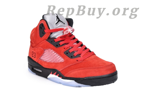 Top Version Air Jordan 5 Retro Raging Bull Red (2021) DD0587-600 - Image 3