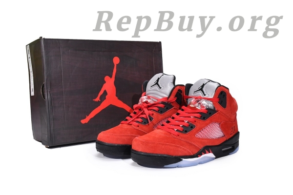 Top Version Air Jordan 5 Retro Raging Bull Red (2021) DD0587-600 - Image 20