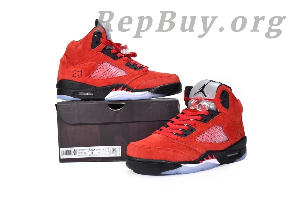 Top Version Air Jordan 5 Retro Raging Bull Red (2021) DD0587-600 - Image 21