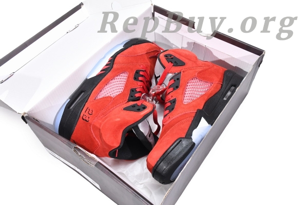 Top Version Air Jordan 5 Retro Raging Bull Red (2021) DD0587-600 - Image 19