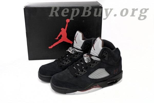 Top Version Air Jordan 5 Retro SP A Ma Maniére Black FD1330-001 - Image 11
