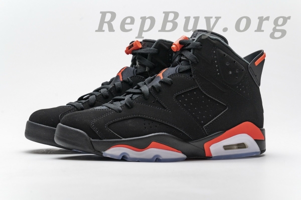 Top Version Air Jordan 6 Retro Black Infrared (2019)	 384664-060 - Image 5