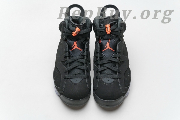 Top Version Air Jordan 6 Retro Black Infrared (2019)	 384664-060 - Image 7