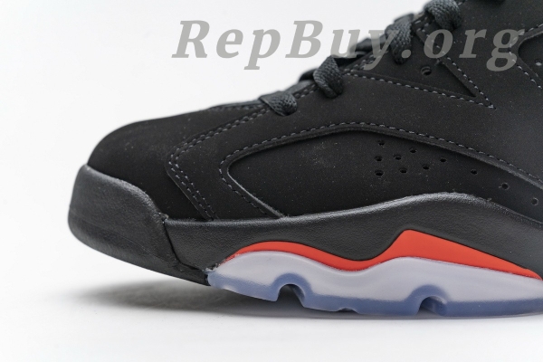 Top Version Air Jordan 6 Retro Black Infrared (2019)	 384664-060 - Image 14