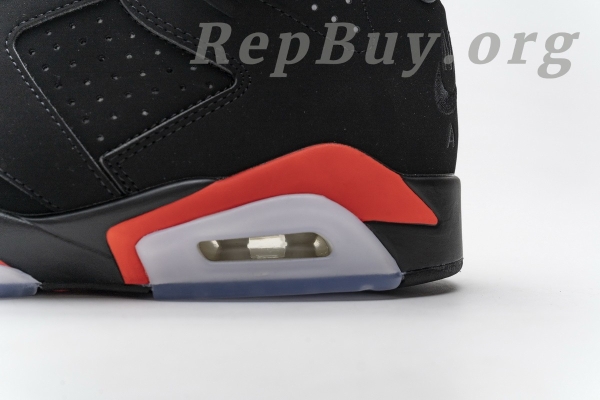 Top Version Air Jordan 6 Retro Black Infrared (2019)	 384664-060 - Image 16