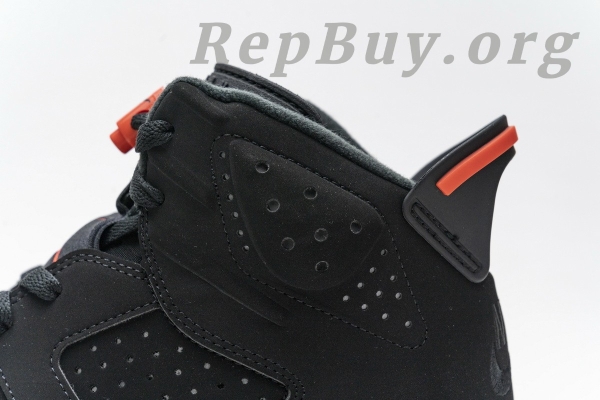 Top Version Air Jordan 6 Retro Black Infrared (2019)	 384664-060 - Image 17