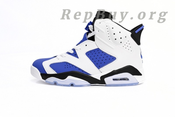 Top Version Air Jordan 6 Retro Blue Carmine CT8529-140 - Image 2