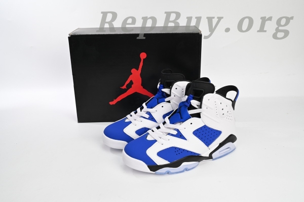 Top Version Air Jordan 6 Retro Blue Carmine CT8529-140 - Image 16
