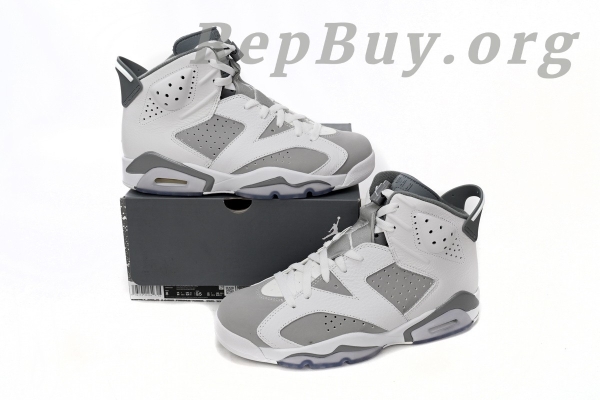 Top Version Air Jordan 6 Retro Cool Grey CT8529-100 - Image 13