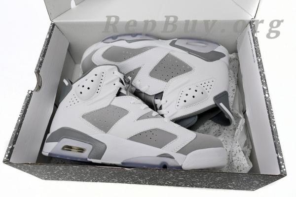 Top Version Air Jordan 6 Retro Cool Grey CT8529-100 - Image 14