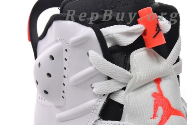 Top Version Air Jordan 6 Retro Infrared White (2014) 384664-123 - Image 8