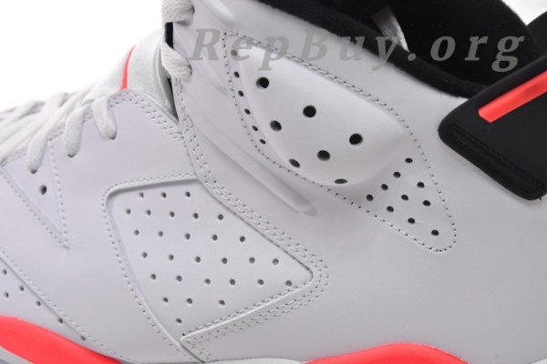 Top Version Air Jordan 6 Retro Infrared White (2014) 384664-123 - Image 15