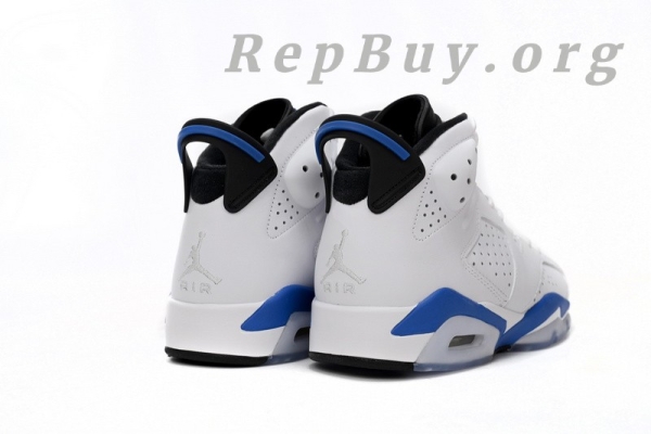 Top Version Air Jordan 6 Retro Sport Blue (2014) 384664-107 - Image 3