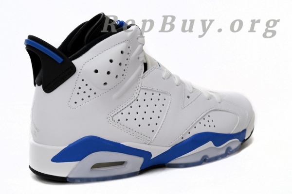 Top Version Air Jordan 6 Retro Sport Blue (2014) 384664-107 - Image 11