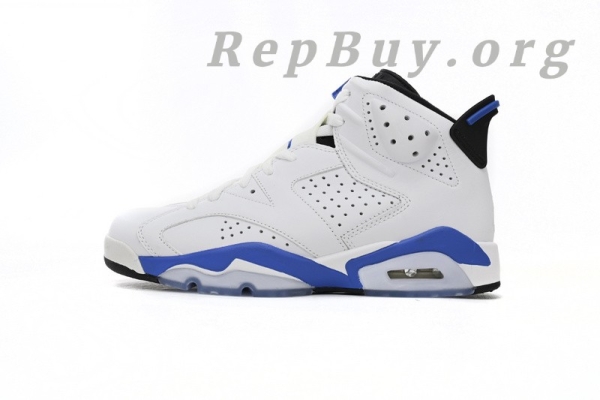 Top Version Air Jordan 6 Retro Sport Blue (2014) 384664-107