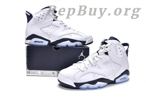Top Version Air Jordan 6 Retro Midnight Navy (2022) CT8529-141 - 图片 19