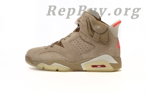 Top Version Air Jordan 6 Retro Travis Scott British Khaki DH0690-200