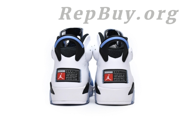 Top Version Air Jordan 6 Retro UNC White CT8529-410 - Image 5