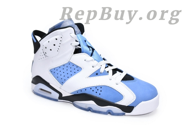 Top Version Air Jordan 6 Retro UNC White CT8529-410 - Image 3