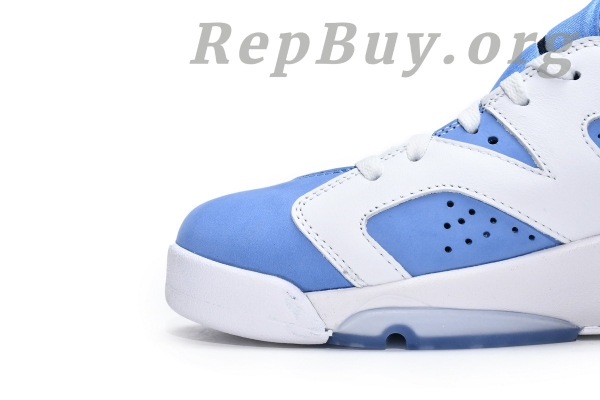 Top Version Air Jordan 6 Retro UNC White CT8529-410 - Image 7