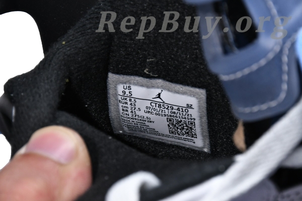 Top Version Air Jordan 6 Retro UNC White CT8529-410 - Image 6