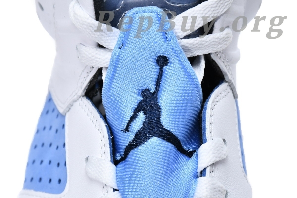 Top Version Air Jordan 6 Retro UNC White CT8529-410 - Image 16