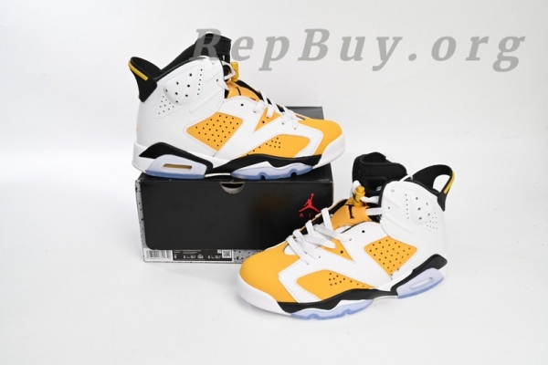Top Version Air Jordan 6 Retro Yellow Ochre CT8529-170 - Image 14