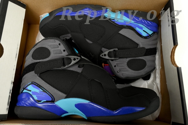Top Version Air Jordan 8 Retro Aqua 305381-025 - 图片 12