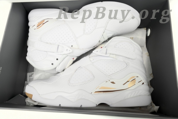 Top Version Air Jordan 8 Retro OVO White AA1239-135 - 图片 15