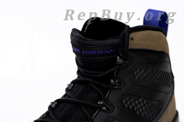Top Version Air Jordan 9 “Olive Concord”Black Brown CT8019-034 - Image 7