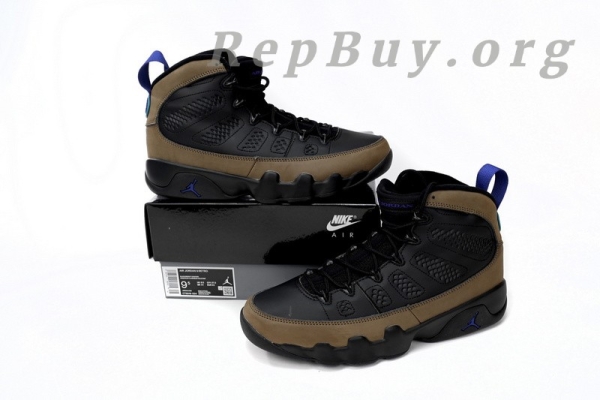 Top Version Air Jordan 9 “Olive Concord”Black Brown CT8019-034 - Image 13