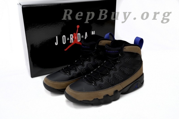Top Version Air Jordan 9 “Olive Concord”Black Brown CT8019-034 - Image 14