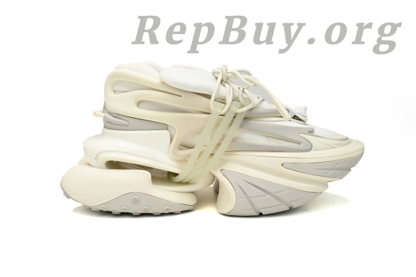 Top Version BALMAIN Multikolor Buty sportowe All White YM1VJ309 - Image 2