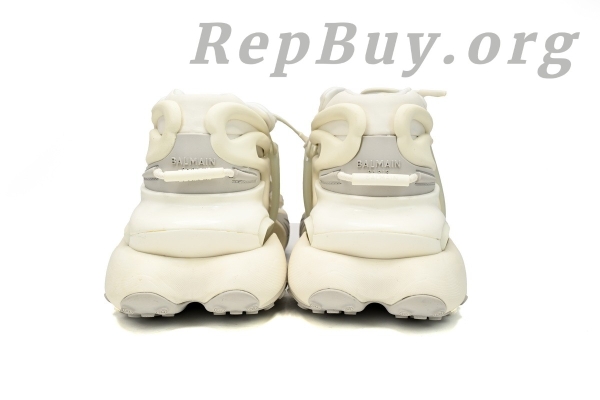 Top Version BALMAIN Multikolor Buty sportowe All White YM1VJ309 - Image 3