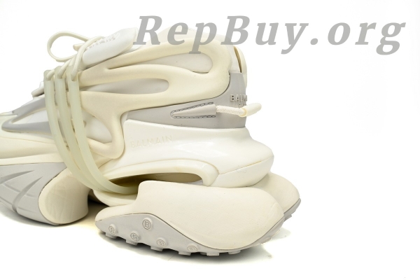 Top Version BALMAIN Multikolor Buty sportowe All White YM1VJ309 - Image 5