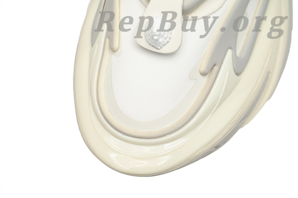 Top Version BALMAIN Multikolor Buty sportowe All White YM1VJ309 - Image 6