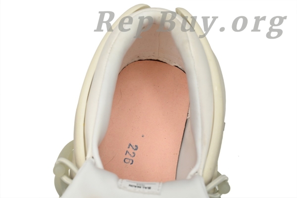 Top Version BALMAIN Multikolor Buty sportowe All White YM1VJ309 - Image 11