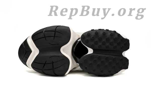 Top Version BALMAIN Multikolor Buty sportowe Black And White YM1VJ309 - Image 4