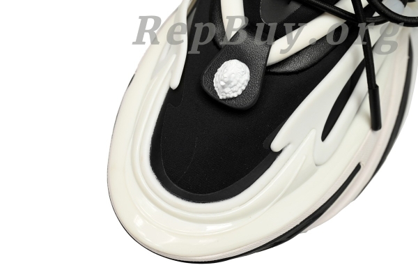 Top Version BALMAIN Multikolor Buty sportowe Black And White YM1VJ309 - Image 6