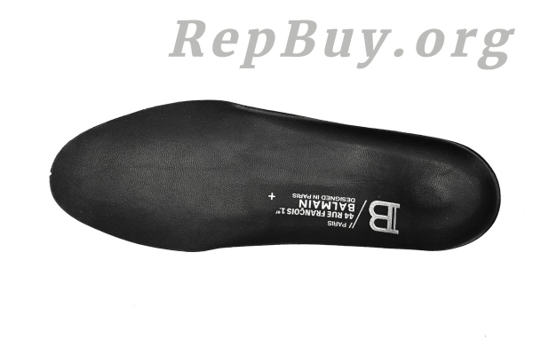 Top Version BALMAIN Multikolor Buty sportowe Black And White YM1VJ309 - Image 9