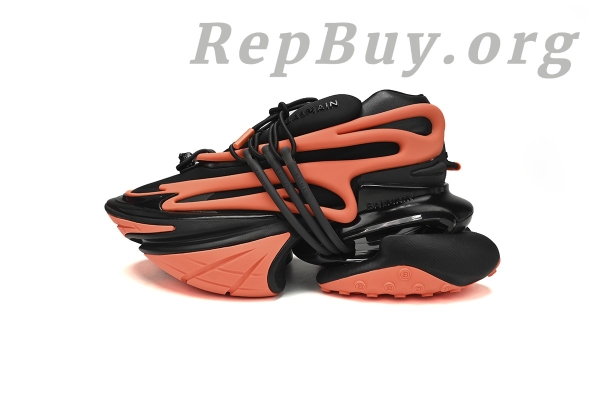 Top Version BALMAIN Multikolor Buty sportowe Black orange YM1VJ309