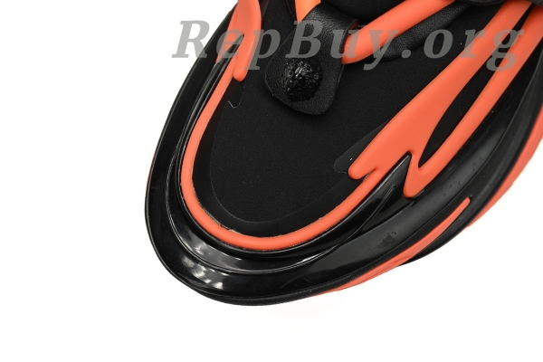 Top Version BALMAIN Multikolor Buty sportowe Black orange YM1VJ309 - Image 7