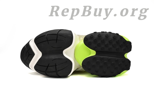 Top Version BALMAIN Multikolor Buty sportowe Black White Green YM1VJ309 - Image 4