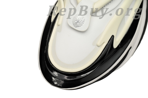 Top Version BALMAIN Multikolor Buty sportowe Black White Green YM1VJ309 - Image 6