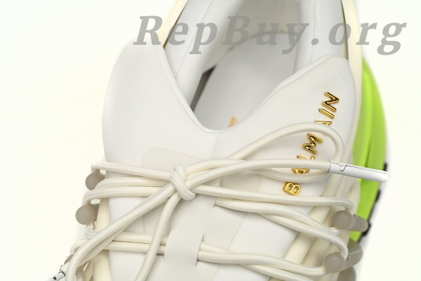 Top Version BALMAIN Multikolor Buty sportowe Black White Green YM1VJ309 - Image 7