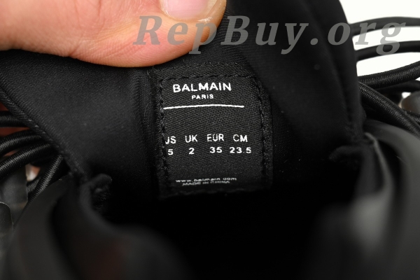 Top Version BALMAIN Multikolor Buty sportowe Black YM1VJ309 - Image 8