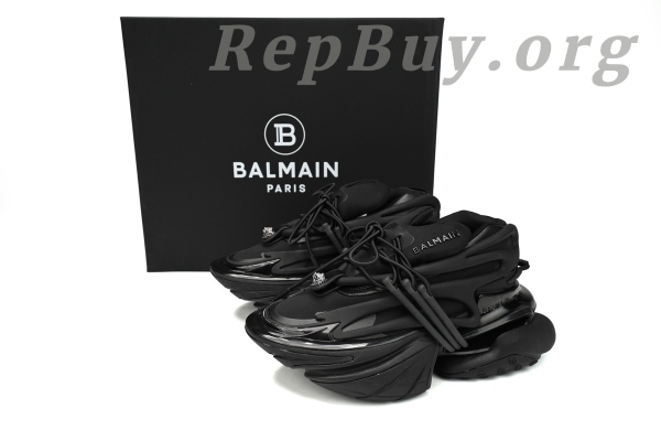 Top Version BALMAIN Multikolor Buty sportowe Black YM1VJ309 - Image 13