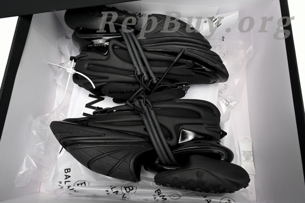 Top Version BALMAIN Multikolor Buty sportowe Black YM1VJ309 - Image 14