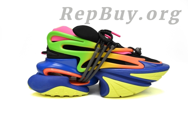 Top Version BALMAIN Multikolor Buty sportowe Colorful YM1VJ309 - Image 2